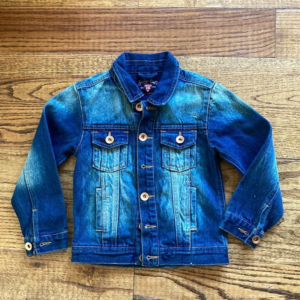 Sovereign Code Unisex Button Down Denim Jean Jacket Infant 18 Months